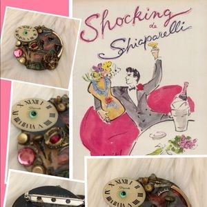 Vtg signed Schiaparelli Brooch
